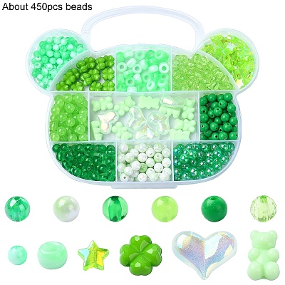 DIY Acrylic Beads Bracelets Jewelry Making Kits DIY-YW0009-25B-1