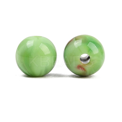 Opaque Acrylic Imitation Gemstone Beads OACR-G064-15B-02-1