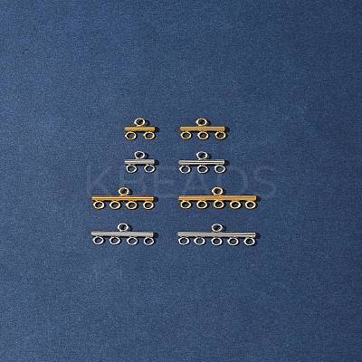 16Pcs 8 Styles 304 Stainless Steel Chandelier Component Links STAS-FS0001-70-1