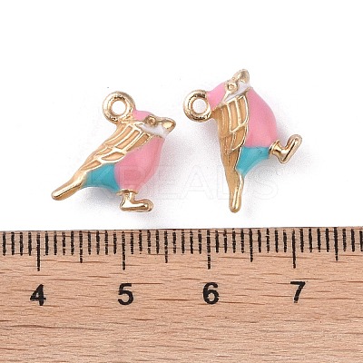 Alloy Enamel Pendants X-ENAM-R149-08A-G-1
