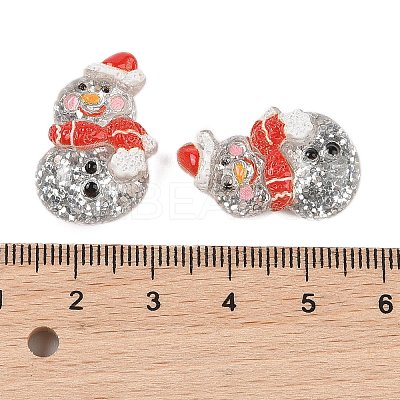 Christmas Series Cute Transparent Resin Decoden Cabochons RESI-S03-03B-1