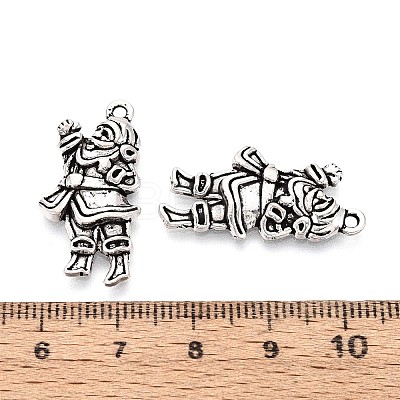 Tibetan Style Alloy Pendants TIBEP-T053-04AS-1