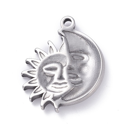 Non-Tarnish 304 Stainless Steel Pendants STAS-P288-03P-1