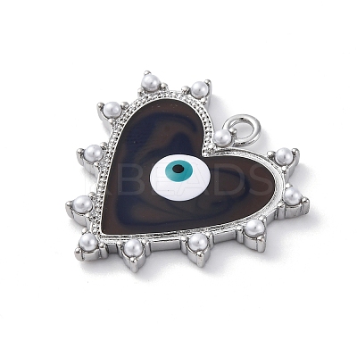 Brass Enamel Pendants KK-D360-02P-1