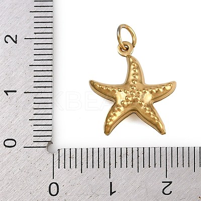 Ocean 304 Stainless Steel Pendants STAS-P407-01C-G-1