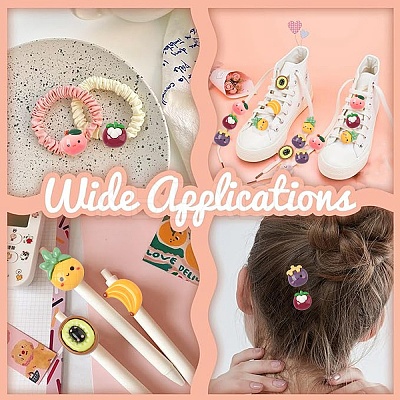 20Pcs Opaque Cartoon Resin Cabochons CRES-YW0001-37-1