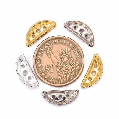 Brass Rhinestone Bridge Spacers RB-RSB024-M-NF-1