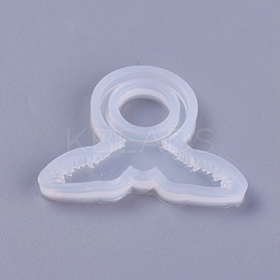 Transparent DIY Ring Food Grade Silicone Molds DIY-WH0128-08A-1