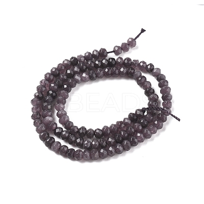 Dyed Natural Malaysia Jade Rondelle Beads Strands G-E316-2x4mm-49-1