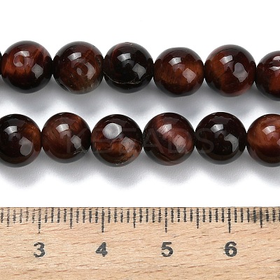 Natural Tiger Eye Beads Strands G-F591-18-8mm-07-1