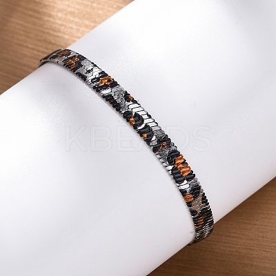 304 Stainless Steel Snake Chain Bracelets for Women BJEW-A034-03P-1