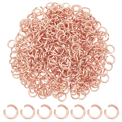 500Pcs 304 Stainless Steel Open Jump Rings STAS-LP0001-40RG-02-1