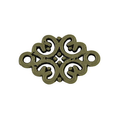 Tibetan Style Alloy Flower Links connectors LS-TIBE-990-AB-NR-1