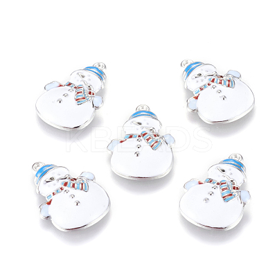 Alloy Enamel Pendants EA796Y-1