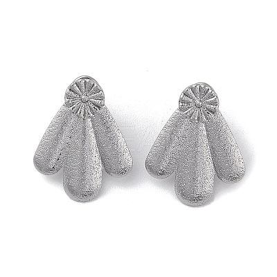 Tarnish Resistant 304 Stainless Steel Stud Earrings for Women and Men EJEW-Q381-02B-P-1