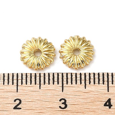 Rack Plating Brass Spacer Beads KK-K346-27G-1