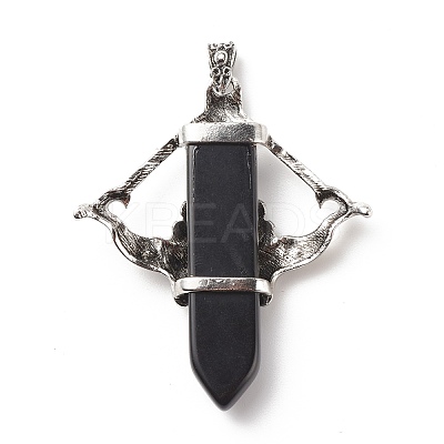 Natural & Synthetic Gemstone Big Pendants G-G855-01AS-1