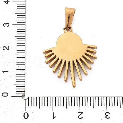 Plastic Pendants STAS-P378-04G-1