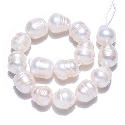Natural Cultured Freshwater Pearl Beads Strands PEAR-N012-10D-1