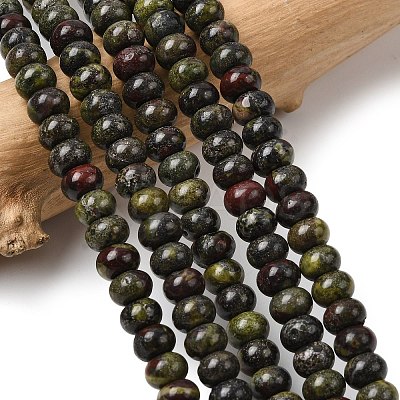 Natural Dragon Blood Beads Strands G-A280-A26-01-1