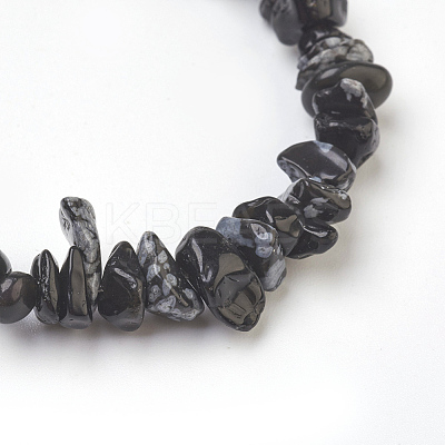 Natural & Synthetic Mixed Stone Chip Beads Anklets AJEW-AN00229-1