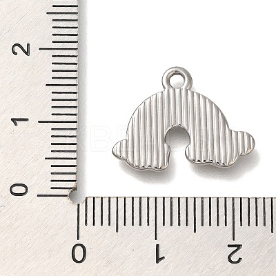Anti-Tarnish 304 Stainless Steel Pendants STAS-P371-019P-1
