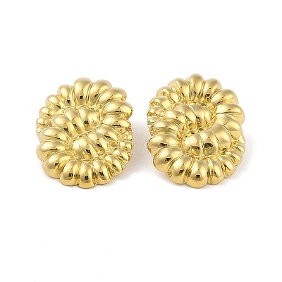 Ion Plating(IP) 304 Stainless Steel Stud Earrings for Women EJEW-B050-10G-1