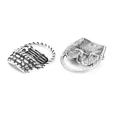 Tibetan Style Alloy Pendants PALLOY-T075-137AS-RS-1