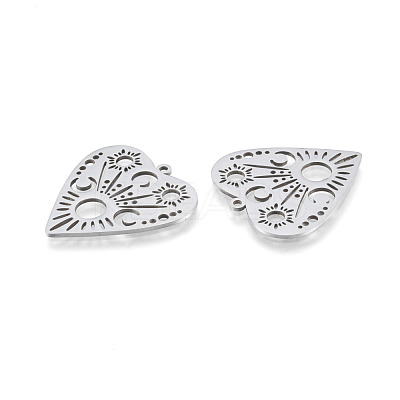 Non-Tarnish 201 Stainless Steel Pendants STAS-N090-LA987-1-1