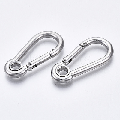 Tarnish Resistant 304 Stainless Steel Rock Climbing Carabiners STAS-N087-23B-01-1