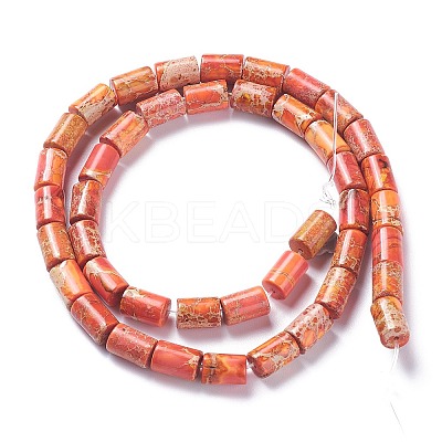 Natural Imperial Jasper Bead Strands G-P444-04B-1