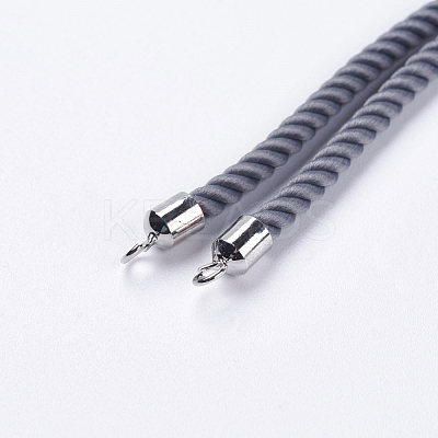 Nylon Twisted Cord Bracelet Making X-MAK-F018-07P-RS-1