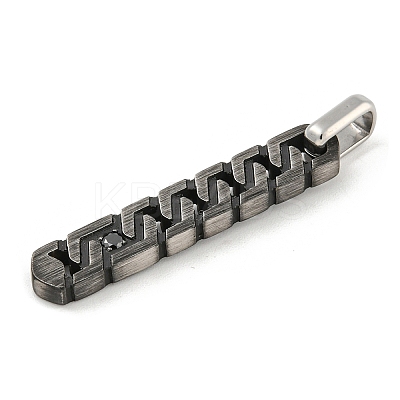304 Stainless Steel Pendants STAS-F307-04B-1