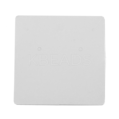 Paper Earring Display Cards CDIS-WH0006-04G-1