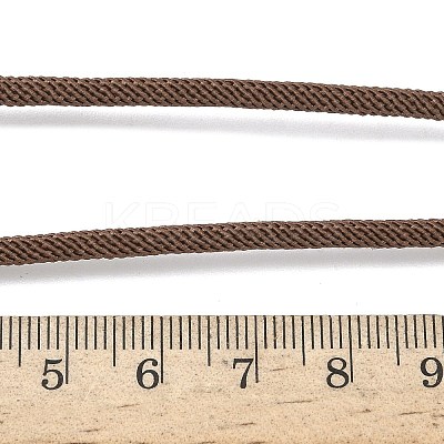 3MM Nylon Milan Cord Necklace Making NJEW-H084-01G-1