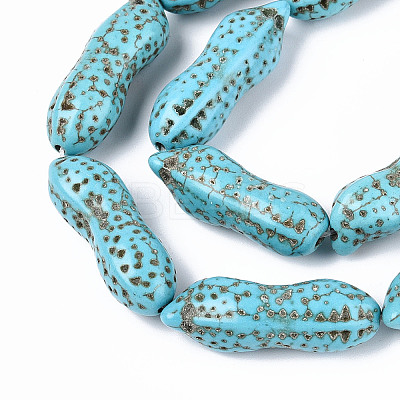 Synthetic Turquoise Beads Strands G-N352-16B-1