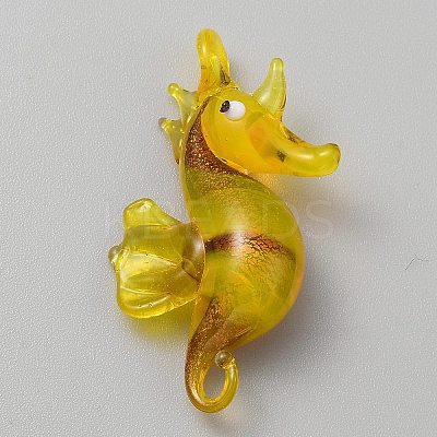 Handmade Lampwork Pendants LAMP-CJC0012-08E-1