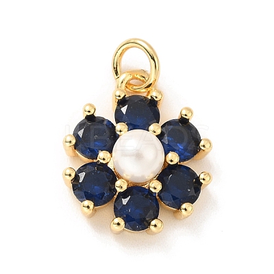 Rack Plating Brass Pendants KK-M227-13G-1