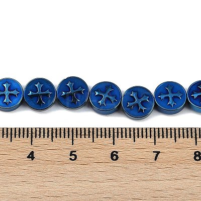 Electroplated Synthetic Non-magnetic Hematite Beads Strands G-K375-B02-04-1