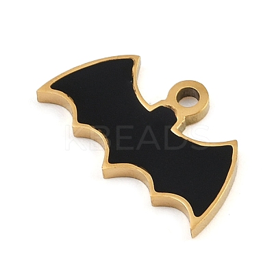 Halloween Theme 304 Stainless Steel Charms LS-STAS-C140-02C-G-1