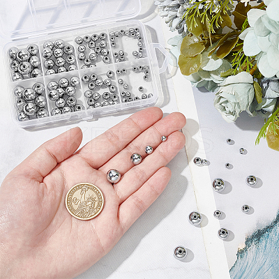 130Pcs 4 Styles Electroplated Non-magnetic Synthetic Hematite Beads Strands G-AR0005-91-1