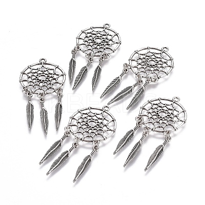 Tibetan Style Alloy Pendants LS-X-TIBE-Q054-14TAS-NR-1