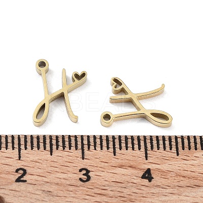 304 Stainless Steel Charms STAS-M327-02G-H-1