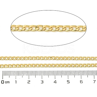10M Ion Plating(IP) 304 Stainless Steel Curb Chains CHS-G035-03A-G-1