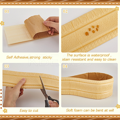 Self-Adhesive PE Contact Paper AJEW-WH20001-94C-09-1