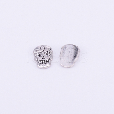 Halloween Theme Alloy Cabochons MRMJ-WH0060-60AS-1