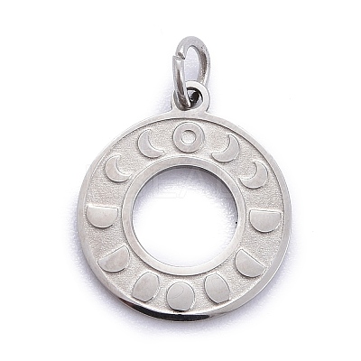 Non-Tarnish 304 Stainless Steel Pendants LS-STAS-Z020-02P-1