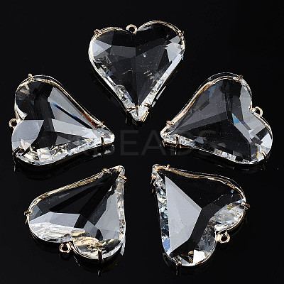 Transparent Glass Pendants LS-GLAA-Q088-022-1