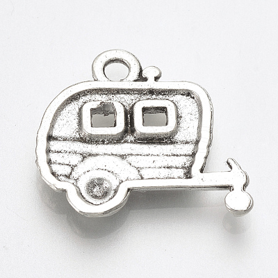 Tibetan Style Alloy Pendants TIBE-T010-24AS-RS-1