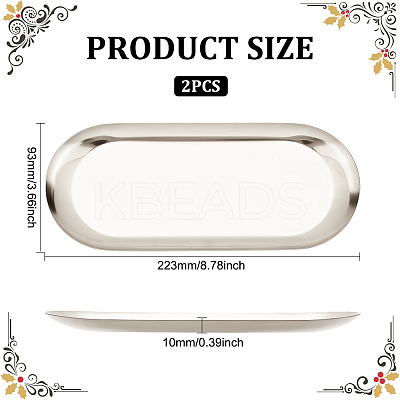 201 Stainless Steel Jewelry Plate DJEW-WH0015-104P-1